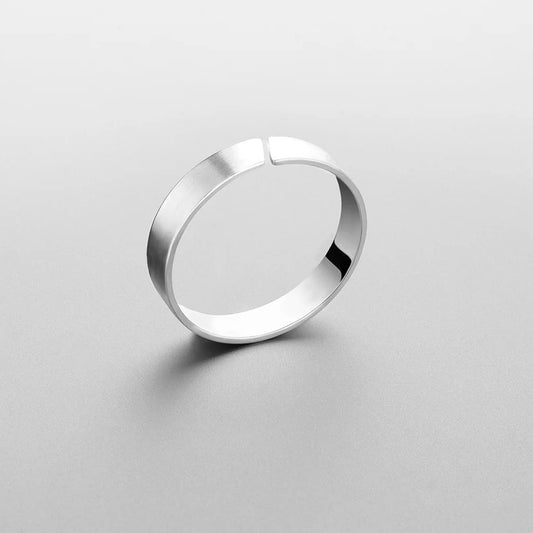 Emanco Simple Plain Aperture Titanium Steel Ring European And American Fashion Accessible Luxury Niche Couple Ring Men&#039;s Cross-Border Hand Jewelry